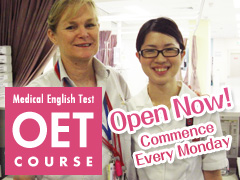 preparation for the medical english test OET course in Sydney